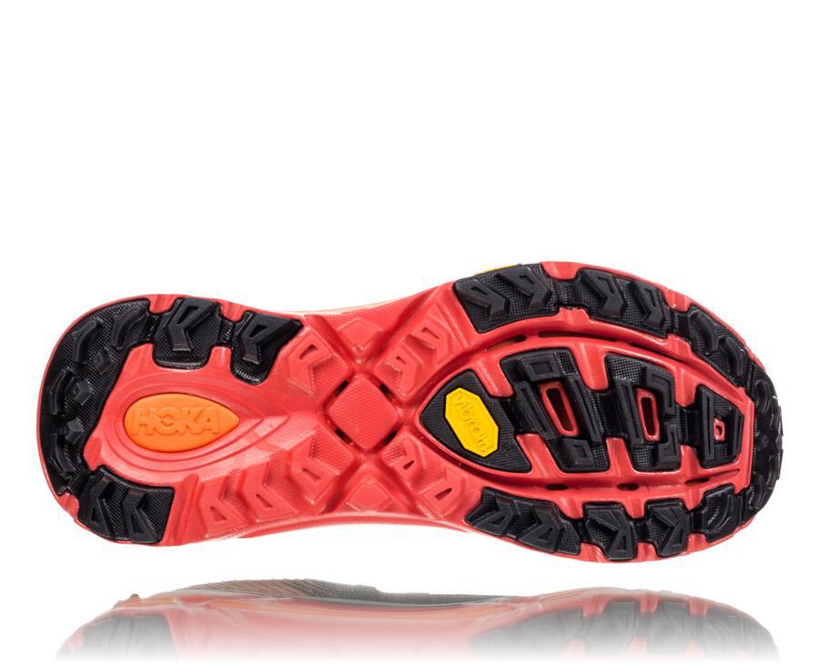 Hoka Australia One One EVO Mafate 2 - Mens Trail Shoes Black/Red - EXJLA-1530